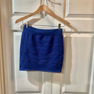 Blue Mini Skirt
